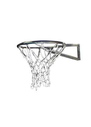 Netball and Basketball Net Heavy Duty White Nylon